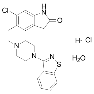 Ziprasidone HCl monohydrate Structure