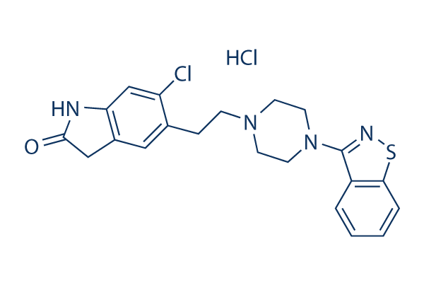 Ziprasidone HCl Structure