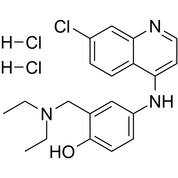 Amodiaquine dihydrochloride Structure