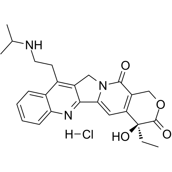 Belotecan hydrochloride Structure