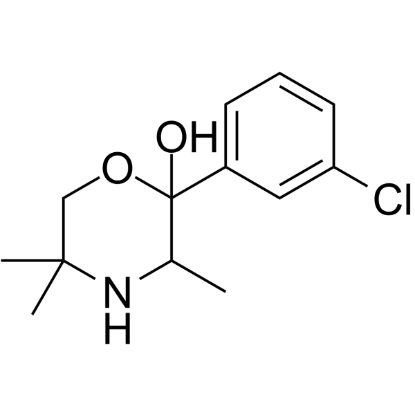 Bupropion morpholinol Structure