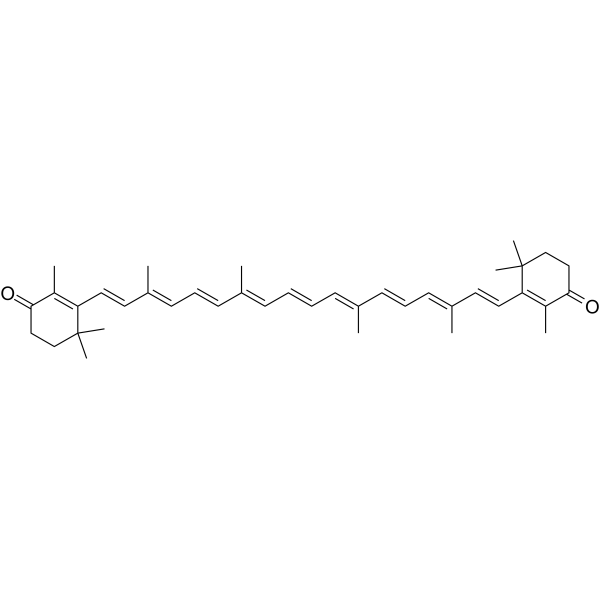 Canthaxanthin Structure