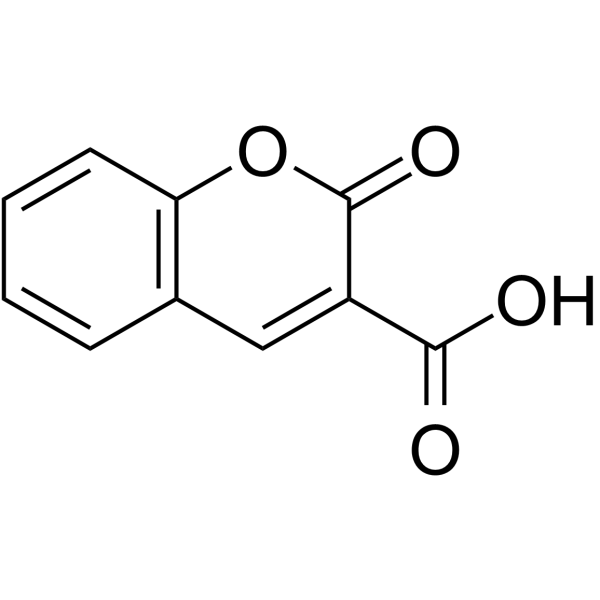 Coumarin-3-carboxylic Acid Structure