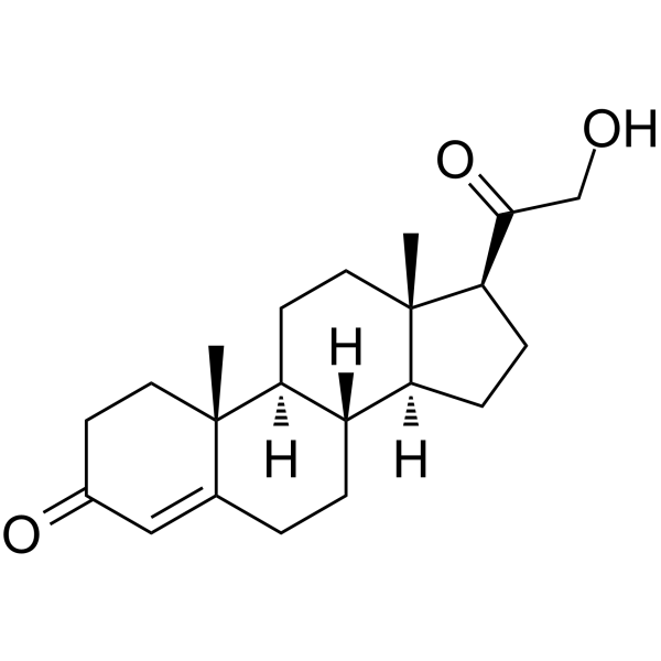 Deoxycorticosterone Structure