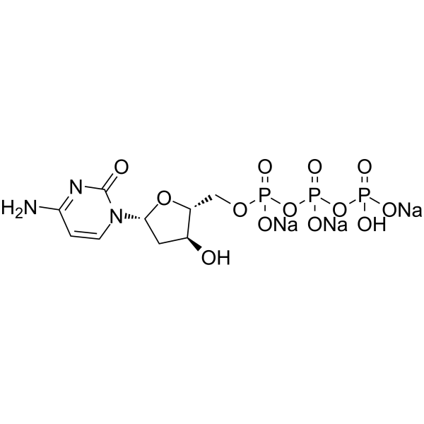 Deoxycytidine triphosphate trisodium salt Structure