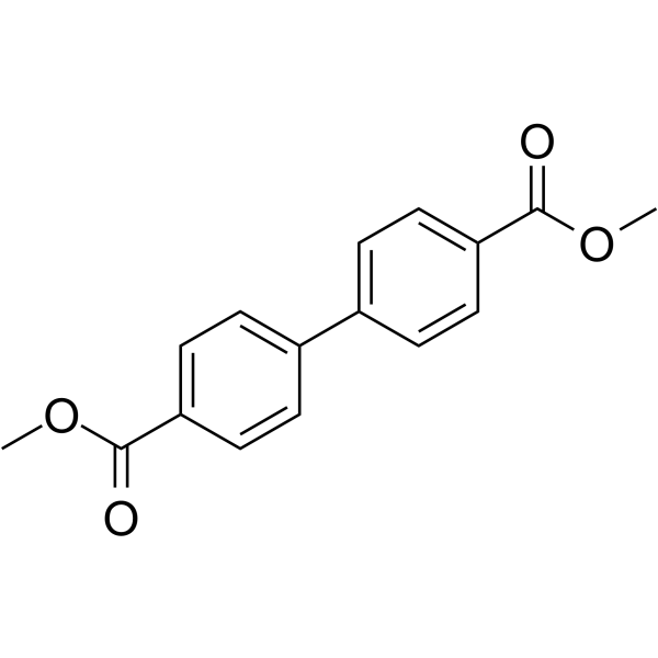 Dimethyl biphenyl-4,4'-dicarboxylate Structure