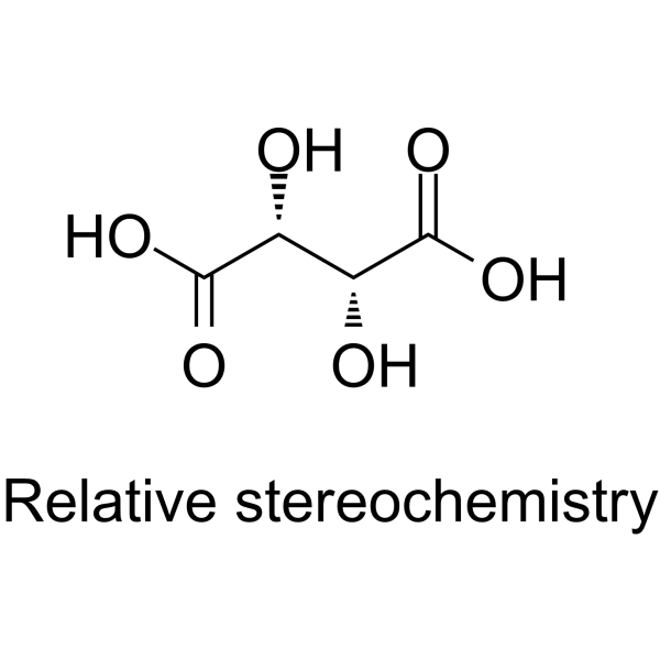 DL-Tartaric acid Structure
