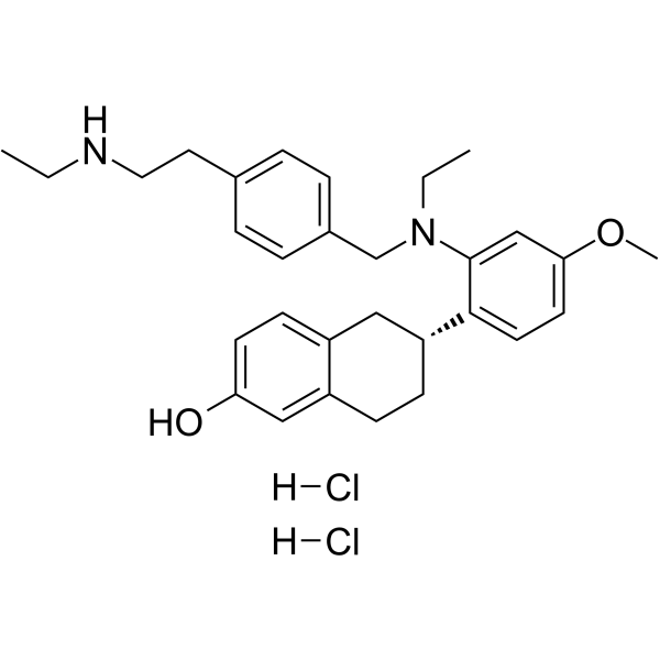 Elacestrant dihydrochloride Structure