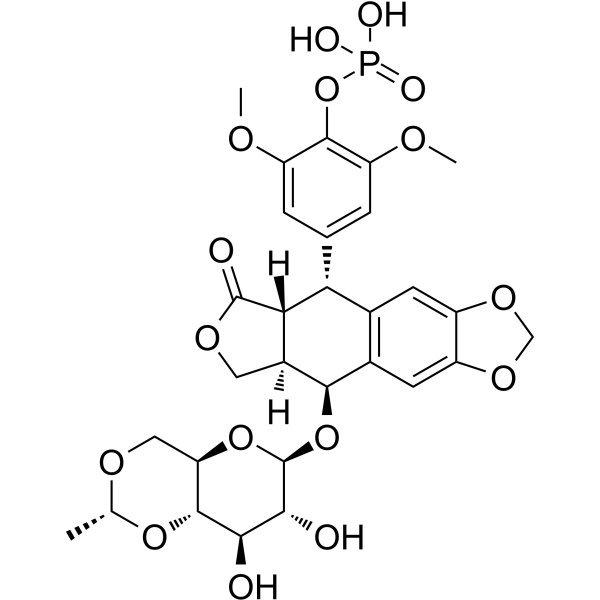 Etoposide phosphate Structure