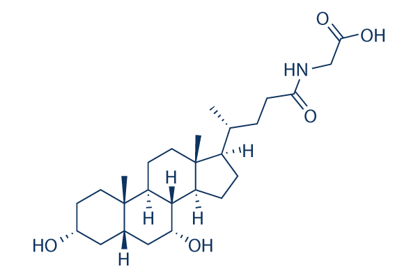 Glycochenodeoxycholic acid Structure