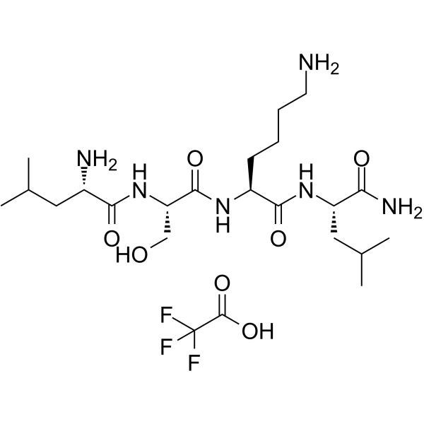 LSKL, Inhibitor of Thrombospondin (TSP-1) (TFA) Structure