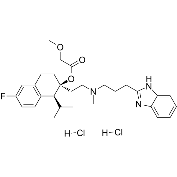Mibefradil dihydrochloride Structure