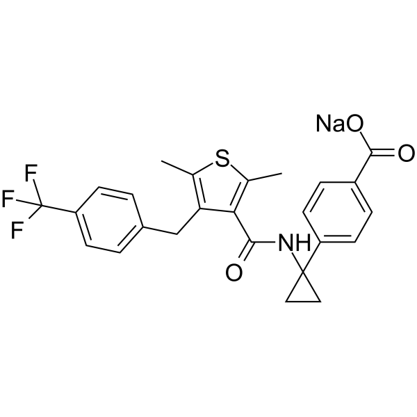 MK-2894 sodium salt Structure