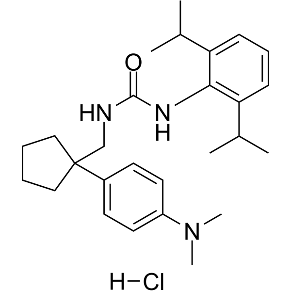 Nevanimibe hydrochloride Structure