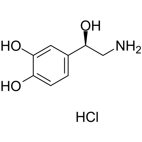 Norepinephrine hydrochloride Structure