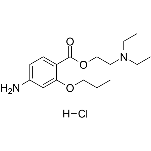 Propoxycaine hydrochloride Structure