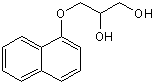 Propranolol glycol Structure