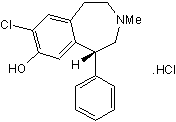 SCH 23390 hydrochloride Structure