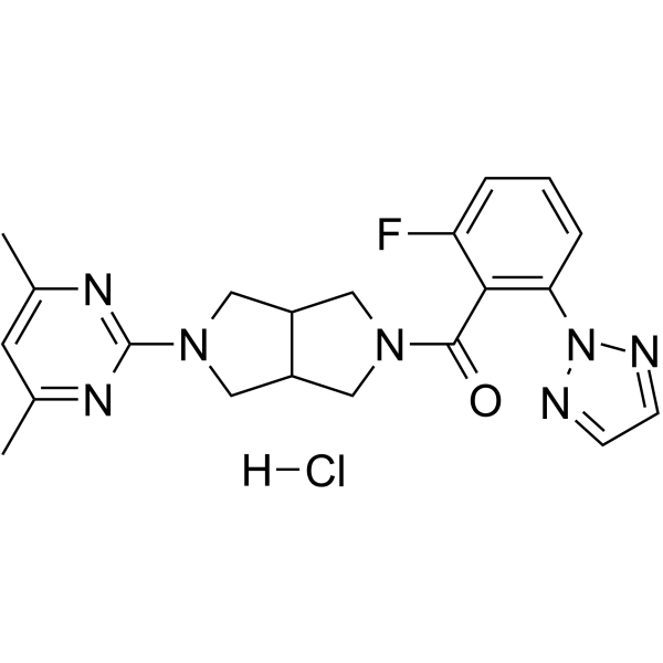 Seltorexant hydrochloride Structure