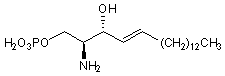 Sphingosine-1-phosphate Structure