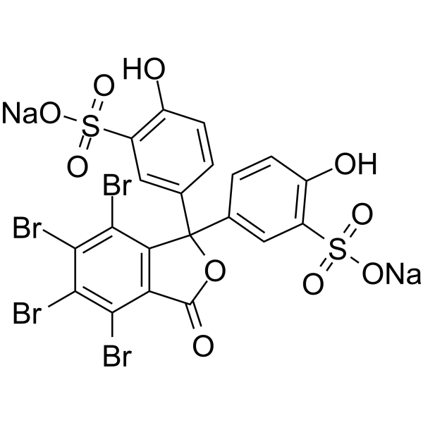 Sulfobromophthalein disodium salt Structure