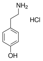 Tyramine hydrochloride Structure
