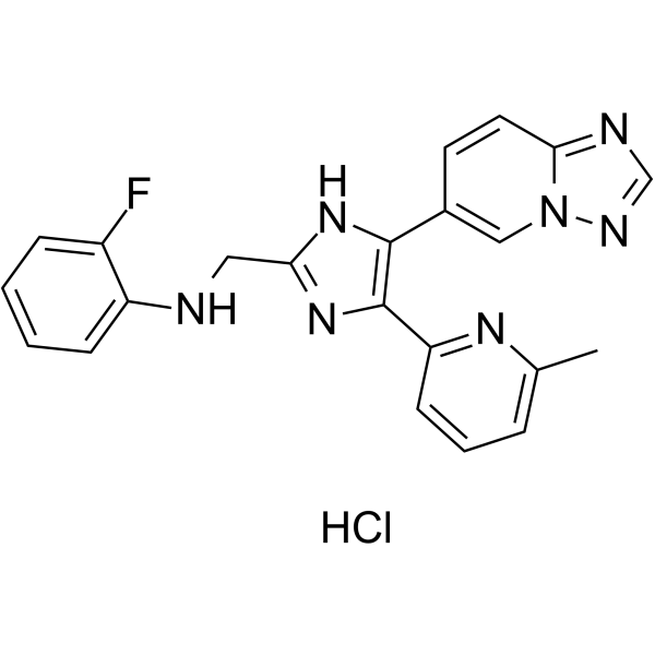 Vactosertib Hydrochloride Structure