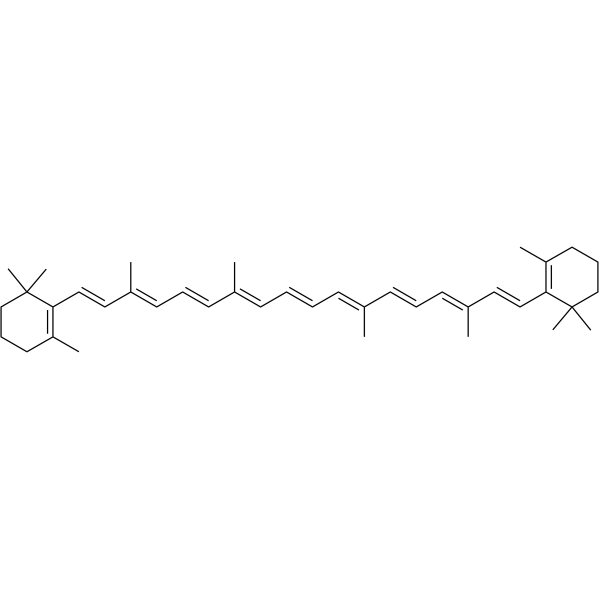 β-Carotene Structure