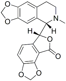 (+)-Bicuculline Structure