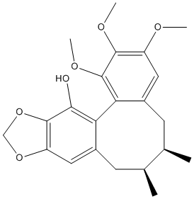 (+)Gomisin-M2 Structure