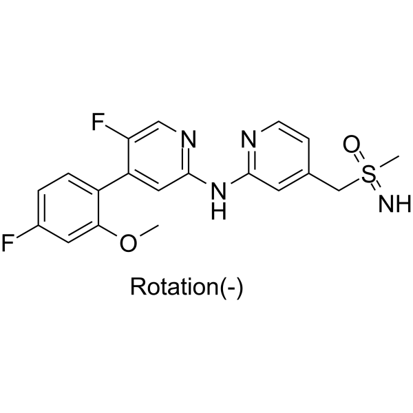 (-)-Enitociclib Structure