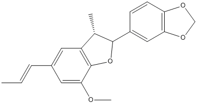 (-)-Licarin-B Structure