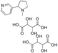 (-)-Nicotine ditartrate Structure