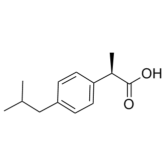 (R)-(-)-Ibuprofen Structure