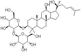 (R)Ginsenoside-Rg3 Structure