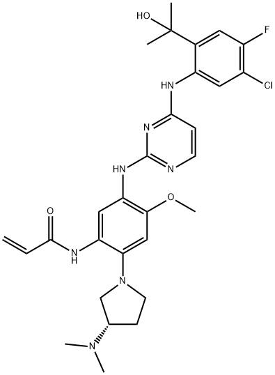 (S)-Sunvozertinib  Structure