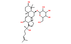 (S)Ginsenoside-Rh1 Structure