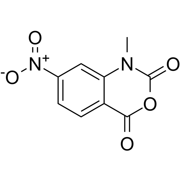 1-Methyl-7-nitroisatoic anhydride Structure
