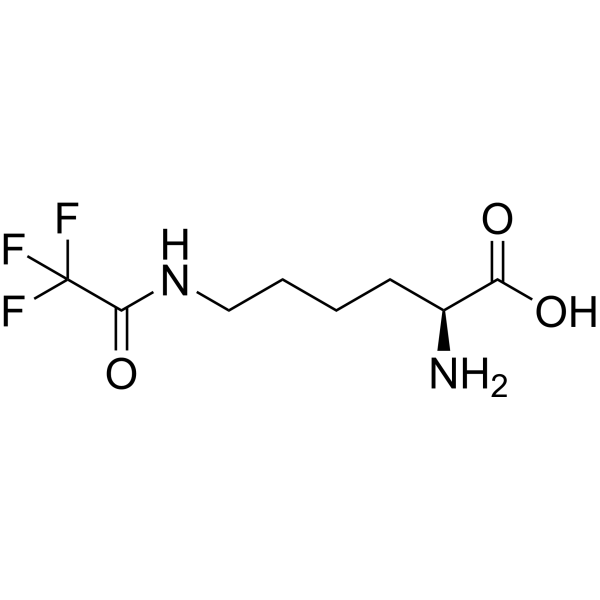 H-Lys(Tfa)-OH  Structure