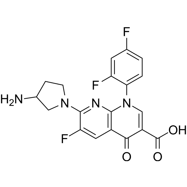 Tosufloxacin Structure