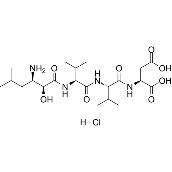 Amastatin hydrochloride Structure