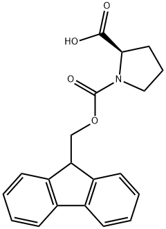 Fmoc-D-Pro-OH Structure