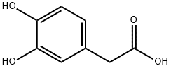 3',4'-Dihydroxyphenylacetic acid Structure