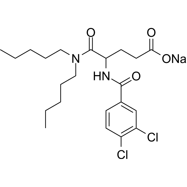 Lorglumide sodium salt Structure