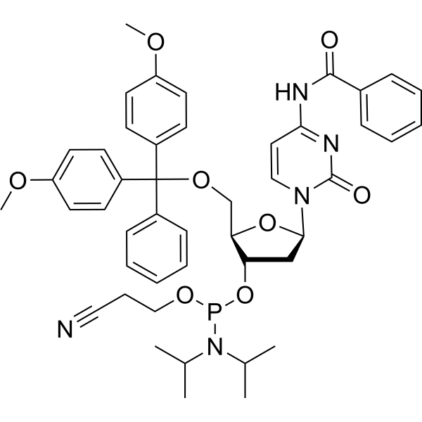 DMT-dC(Bz)-CE Structure