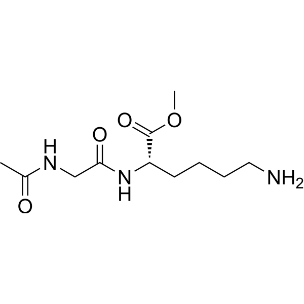 Ac-Gly-Lys-OMe Structure