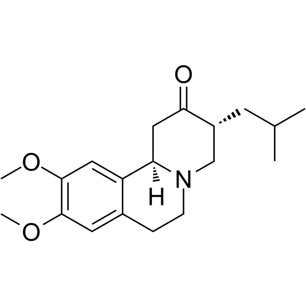 (+)-Tetrabenazine Structure