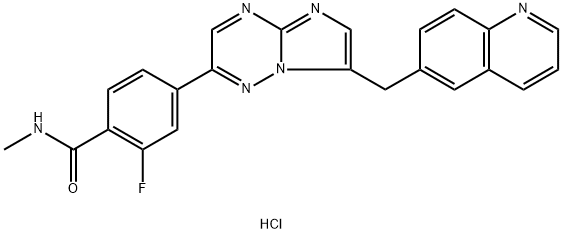 Capmatinib hydrochloride Structure