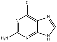 2-Amino-6-chloropurine Structure
