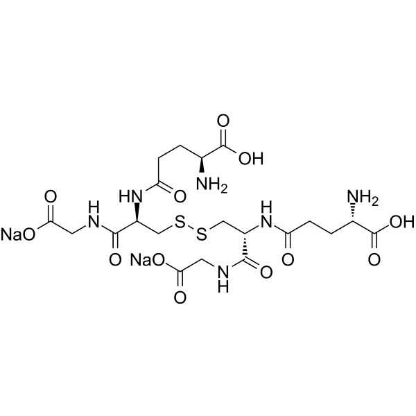 Glutathione oxidized disodium Structure